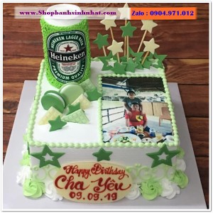 Bánh Sinh Nhật Hình Lon Bia Chai Rượu - LK16